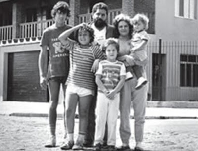 Marisa Letícia, Lula e os filhos.