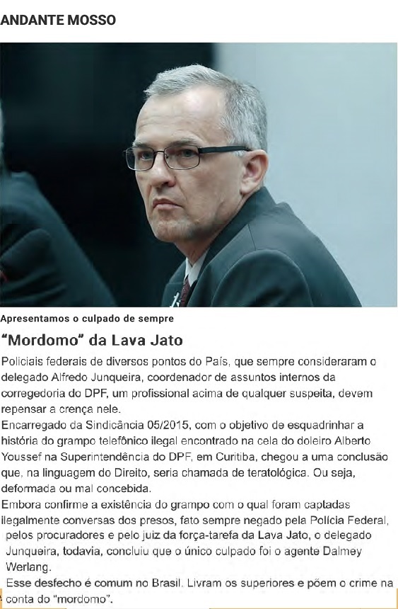 Em CartaCapital desta semana, Maurício Dias antecipa que o Mordomo será o culpado. - Reprodução editada. 