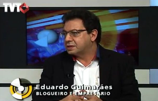 Eduardo Guimarães, vítima de condução coercitiva e da apreensão do celular e equipamentos eletrônicos.